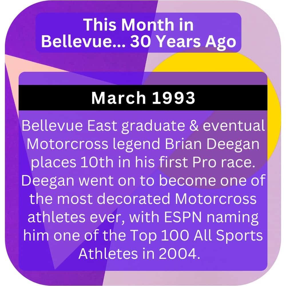 Bellevue Times » This Month in Bellevue History – March 1993, 1983, and 1973 » July 22, 2026