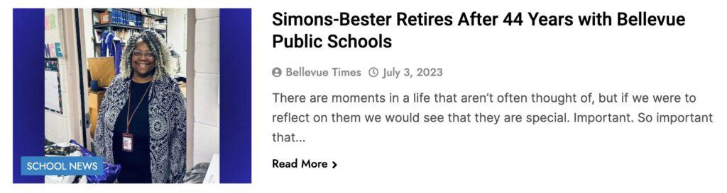 Bellevue Times » Bellevue's Top Ten Stories of 2023 » July 22, 2026