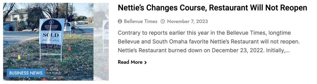 Bellevue Times » Bellevue's Top Ten Stories of 2023 » July 22, 2026