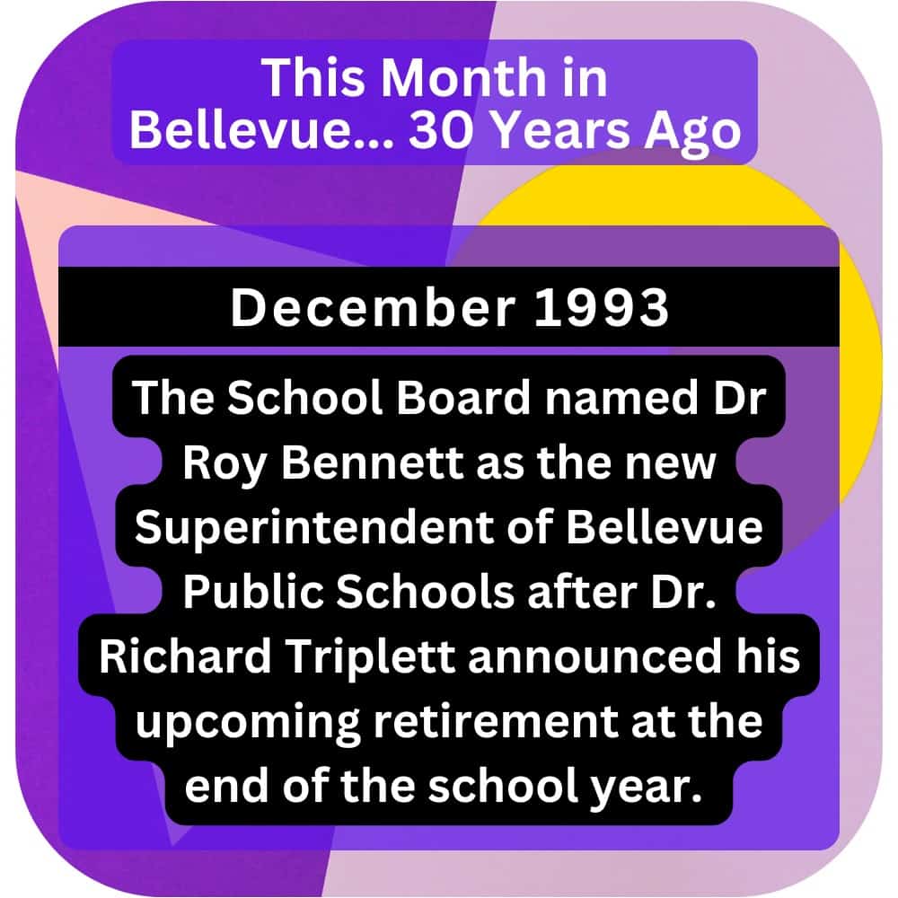Bellevue Times » This Month in Bellevue History… December 1973, 1983, and 1993 » July 21, 2026