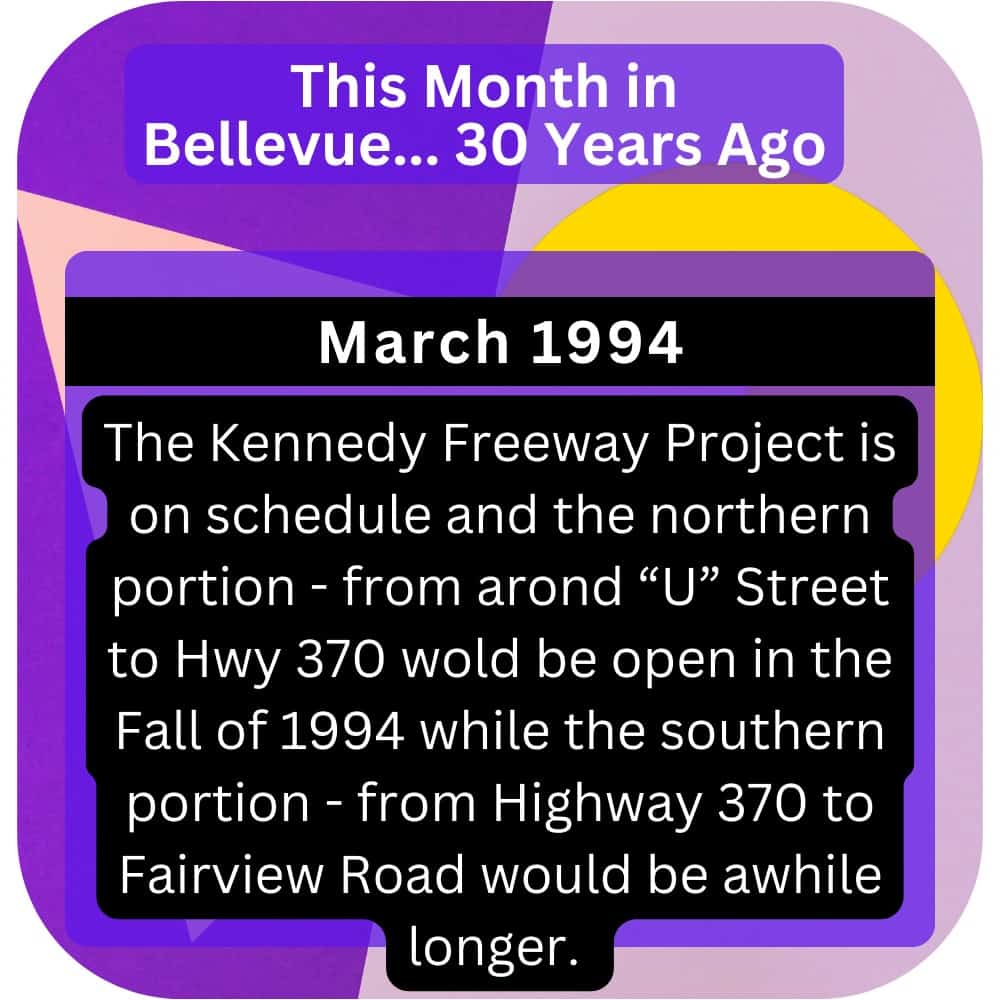 Bellevue Times » This Month in Bellevue History… March 1974, 1984, and 1994 » July 21, 2026
