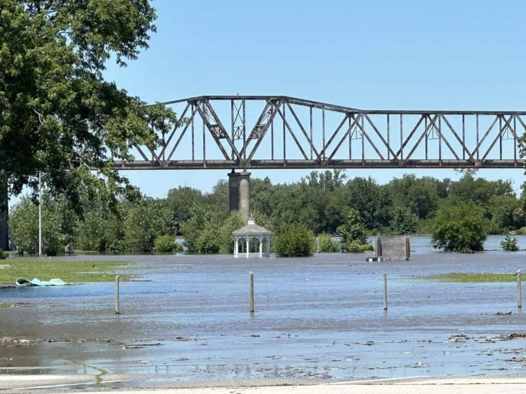 Bellevue Times » Haworth Park Floods as River Levels Continue to Rise » July 21, 2026