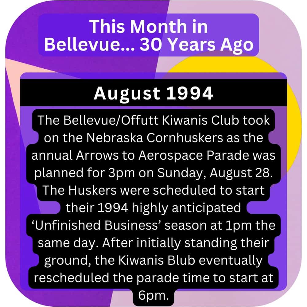 Bellevue Times » This Month in Bellevue History… August 1974, 1984, and 1994 » July 21, 2026