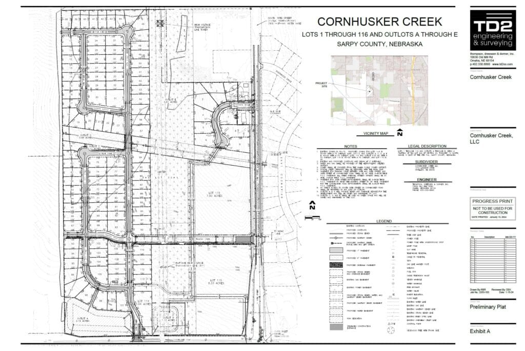 Bellevue Times » Work Begins on Cornhusker Creek near 36th and Cornhusker Road » July 21, 2026