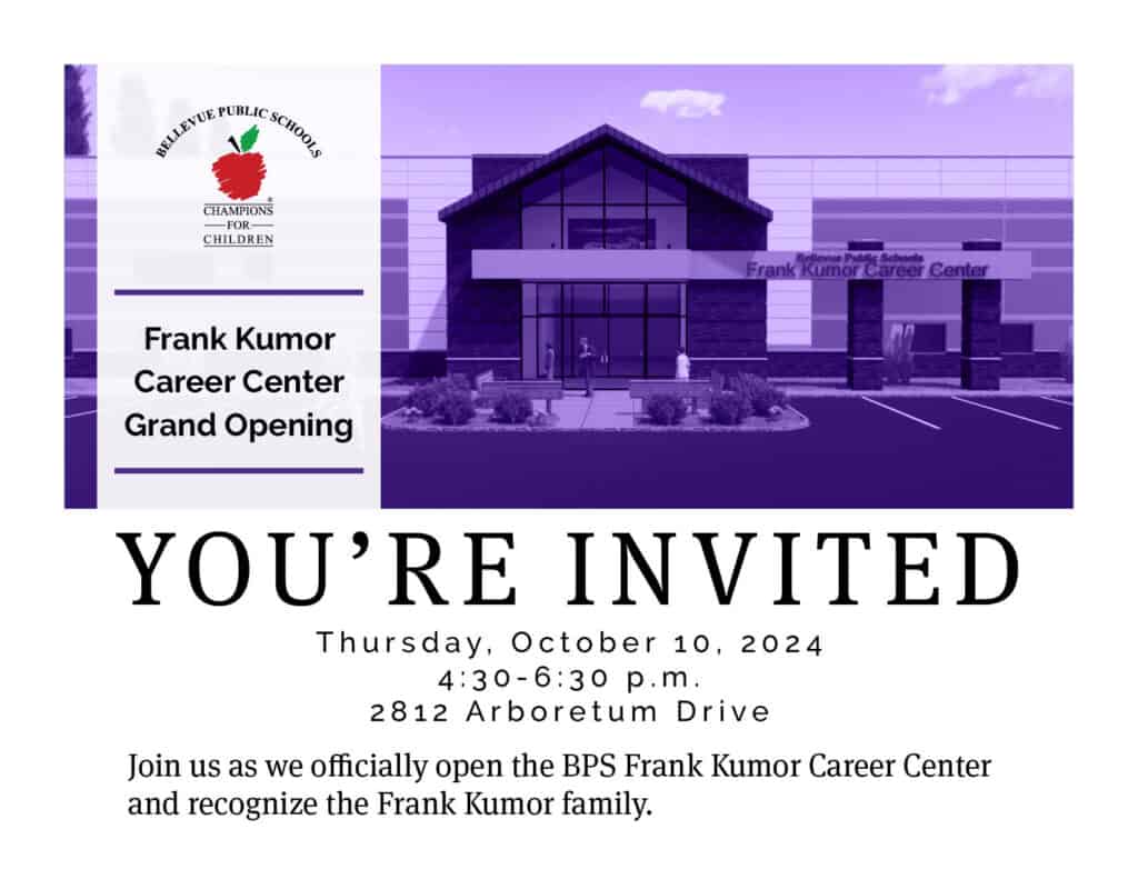 Bellevue Times » Community Invited to Ribbon Cutting of BPS Kumor Career Center » July 22, 2026