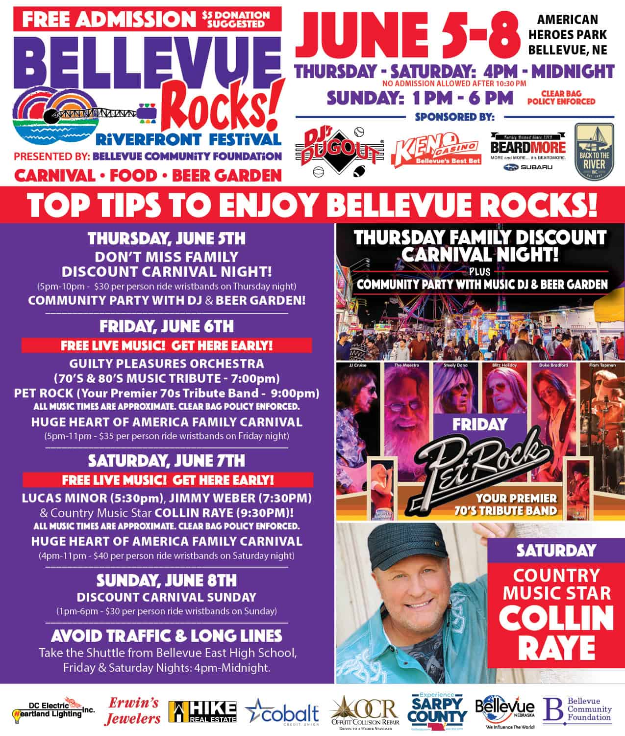 Bellevue Times » Bellevue Rocks for a Fifth Year at Annual Riverfront Festival Bellevue Times » Bellevue Rocks for a Fifth Year at Annual Riverfront Festival » July 21, 2026