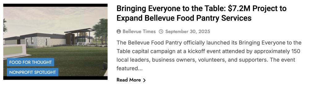 Bellevue Times » Bellevue's Top Ten Stories of 2025 » July 22, 2026
