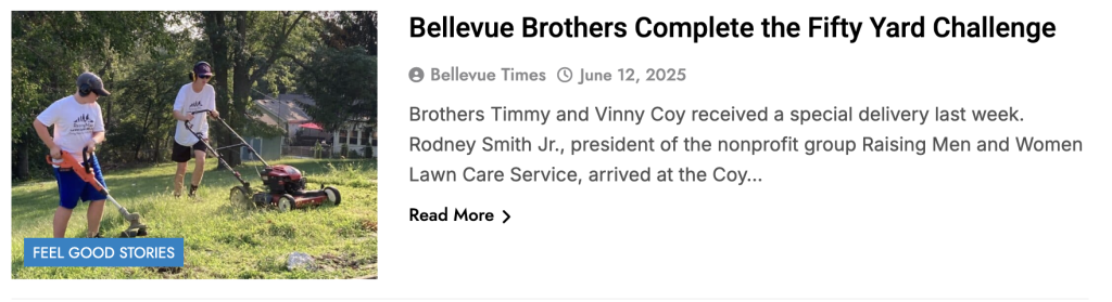Bellevue Times » Bellevue's Top Ten Stories of 2025 » July 22, 2026