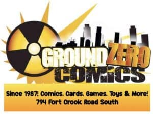 Ground Zero Comics and Hobby Bellevue Nebraska Ad for The Bellevue Times