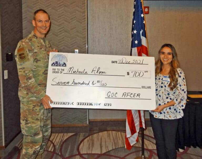 Col Larry Fletcher Michaela Algya 120921b