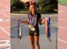 Jaiya Patillo BACKUP Bellevue Nebraska Record Breaking Runner Feature Story Image