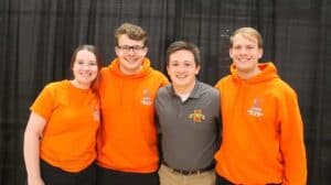 Groos Catholic High School Bellevue Nebraska Robotics Team at US Open Championship