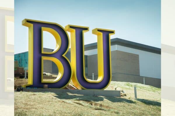 Bellevue Times &raquo; B-U Letters Installed as Bellevue University Prepares to Open New Field House &raquo; July 21, 2026