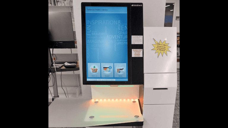 Library Self Checkout Station