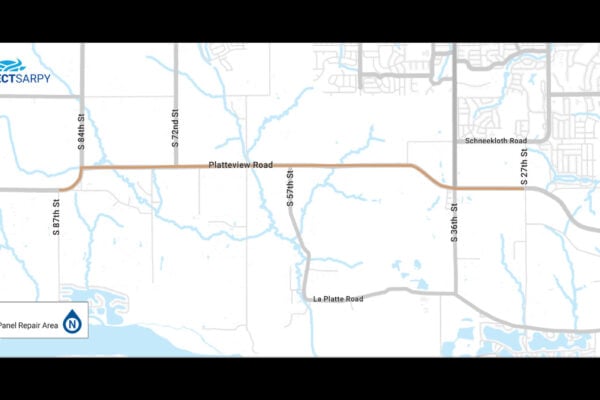Bellevue Times » Panel Repair Work to Begin on Platteview Road May 11 » July 20, 2026