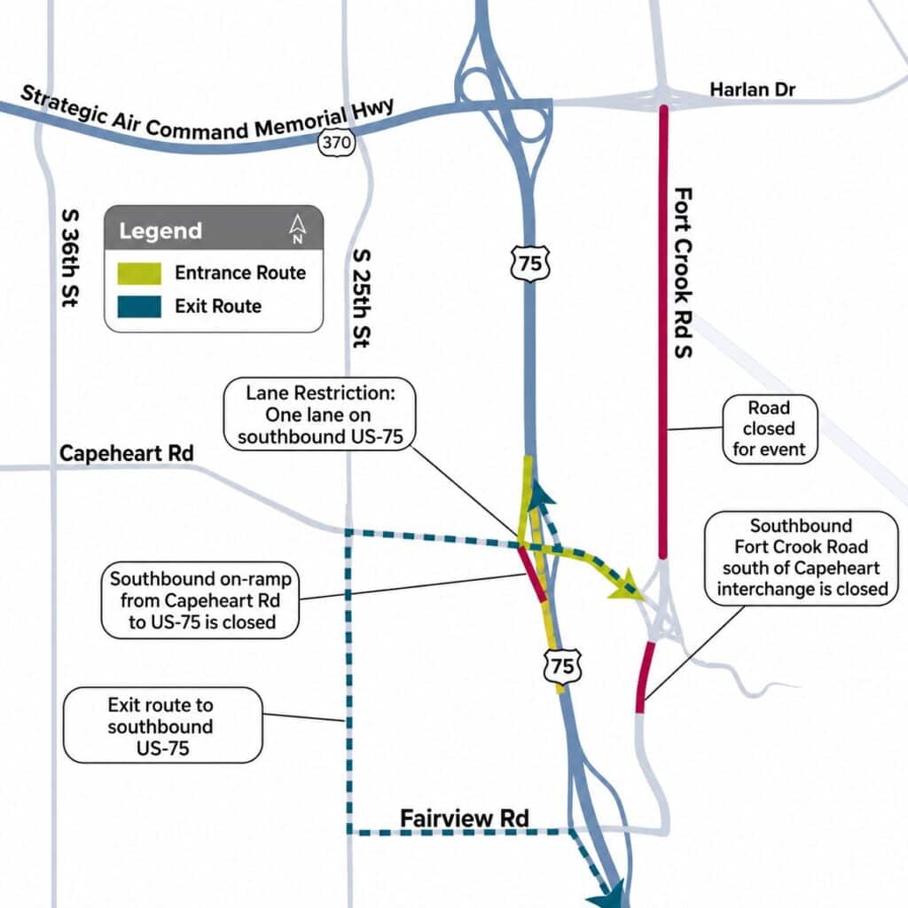 NDOT Offutt Air Show Restrictions